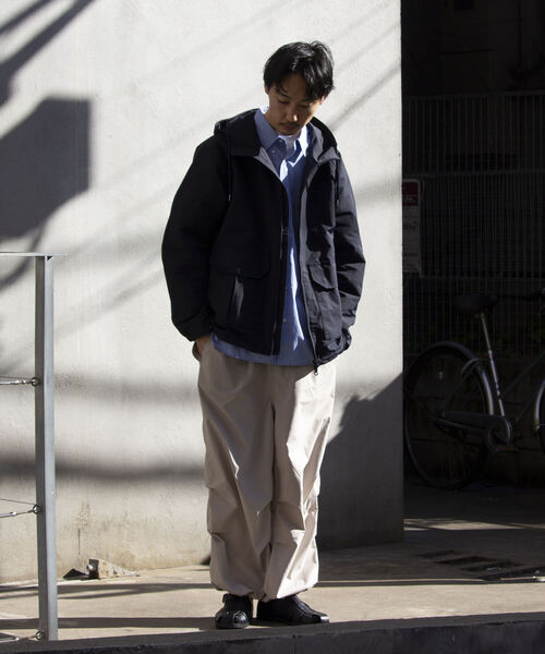 GLOSTER（グロスター）の「【GLOSTER/グロスター】CORDURA コーデュラフードブルゾン 撥水/防風 日本製（ブルゾン・メンズ・ブラック/ベージュ/ネイビー・S/M/L）」の18枚目の写真