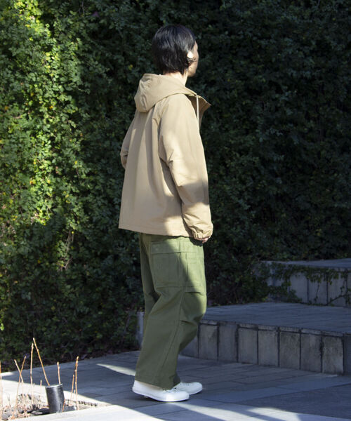 GLOSTER（グロスター）の「【GLOSTER/グロスター】CORDURA コーデュラフードブルゾン 撥水/防風 日本製（ブルゾン・メンズ・ブラック/ベージュ/ネイビー・S/M/L）」の13枚目の写真