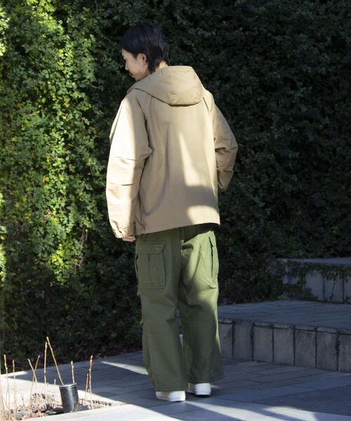 GLOSTER（グロスター）の「【GLOSTER/グロスター】CORDURA コーデュラフードブルゾン 撥水/防風 日本製（ブルゾン・メンズ・ブラック/ベージュ/ネイビー・S/M/L）」の6枚目の写真