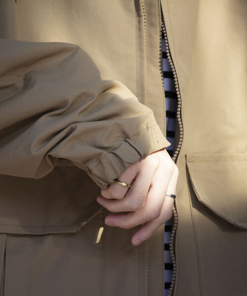 GLOSTER（グロスター）の「【GLOSTER/グロスター】CORDURA コーデュラフードブルゾン 撥水/防風 日本製（ブルゾン・メンズ・ブラック/ベージュ/ネイビー・S/M/L）」の7枚目の写真