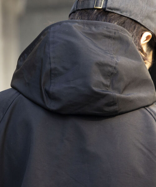 GLOSTER（グロスター）の「【GLOSTER/グロスター】CORDURA コーデュラフードブルゾン 撥水/防風 日本製（ブルゾン・メンズ・ブラック/ベージュ/ネイビー・S/M/L）」の17枚目の写真