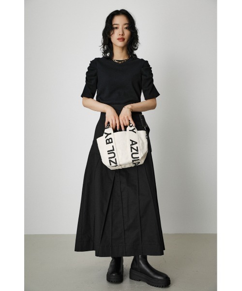 AZUL by moussy（アズールバイマウジー）の「AZUL LOGO CANVAS TOTE BAG/AZULロゴキャンバストートバッグ（トートバッグ・メンズ・ホワイト/ブラック/カーキ・FREE）」の11枚目の写真