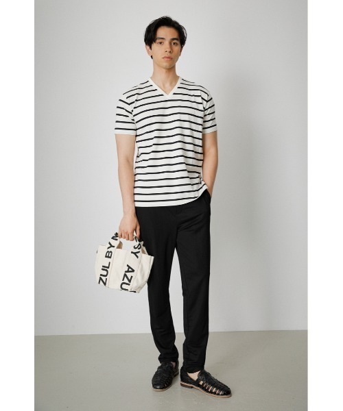 AZUL by moussy（アズールバイマウジー）の「AZUL LOGO CANVAS TOTE BAG/AZULロゴキャンバストートバッグ（トートバッグ・メンズ・ホワイト/ブラック/カーキ・FREE）」の13枚目の写真