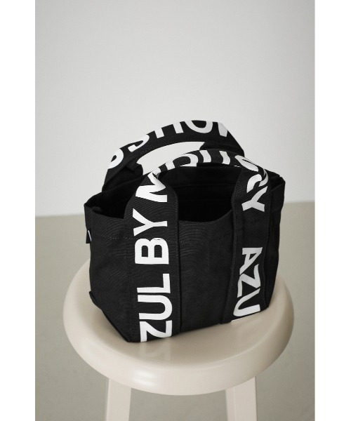 AZUL by moussy（アズールバイマウジー）の「AZUL LOGO CANVAS TOTE BAG/AZULロゴキャンバストートバッグ（トートバッグ・メンズ・ホワイト/ブラック/カーキ・FREE）」の18枚目の写真