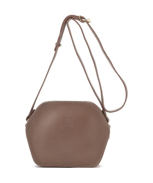 IL BISONTE(イルビゾンテ)の「IL BISONTE / ORIGINAL LEATHER / クロスボディバッグ(ショルダーバッグ・レディース・レッド/グリーン/ブラック/ナチュラル/ライトブラウン/グレー/ダークブラウン・FREE)」の3枚目の写真