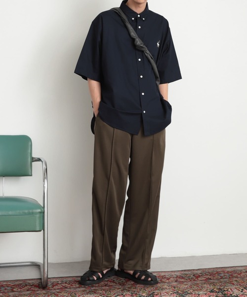 SENSE OF PLACE by URBAN RESEARCH（センスオブプレイスバイアーバンリサーチ）の「サイドライントラックパンツ（その他パンツ・メンズ・カーキ/ブラック・LARGE/MEDIUM）」の21枚目の写真