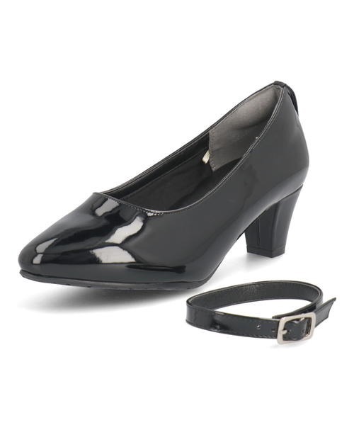 la farfa SHOES(ラ・ファーファ シューズ)の「la farfa ラファーファ レディース 2WAYストラップパンプス【幅広4E/大きいサイズ】 1031(パンプス・レディース・ブラック系その他/ベージュ系その他3・24.5cm/25.0cm/23.5cm/24.0cm/25.5cm/26.0cm/26.5cm)」の3枚目の写真