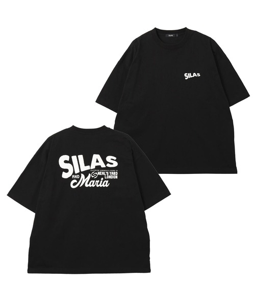 SILAS（サイラス）の「TILT LOGO WIDE S/S TEE（Tシャツ/カットソー・メンズ・ホワイト/ライトブルー/ブラック/ライトグリーン・M/L/XL）」の3枚目の写真