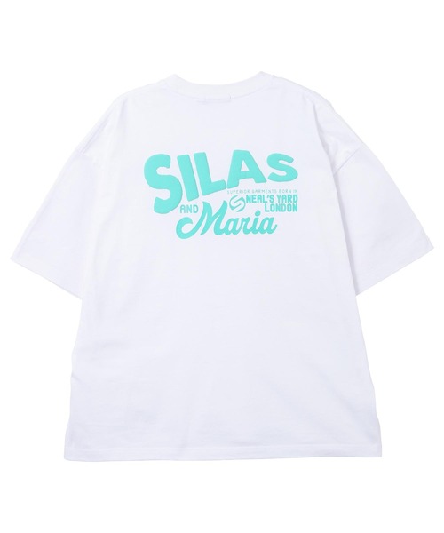 SILAS（サイラス）の「TILT LOGO WIDE S/S TEE（Tシャツ/カットソー・メンズ・ホワイト/ライトブルー/ブラック/ライトグリーン・M/L/XL）」の9枚目の写真