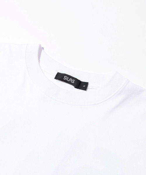 SILAS（サイラス）の「TILT LOGO WIDE S/S TEE（Tシャツ/カットソー・メンズ・ホワイト/ライトブルー/ブラック/ライトグリーン・M/L/XL）」の7枚目の写真
