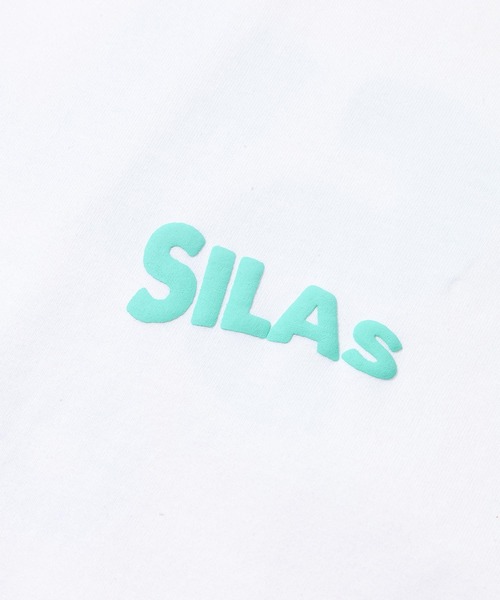 SILAS（サイラス）の「TILT LOGO WIDE S/S TEE（Tシャツ/カットソー・メンズ・ホワイト/ライトブルー/ブラック/ライトグリーン・M/L/XL）」の8枚目の写真