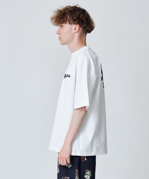 SILAS（サイラス）の「TILT LOGO WIDE S/S TEE（Tシャツ/カットソー・メンズ・ホワイト/ライトブルー/ブラック/ライトグリーン・M/L/XL）」の14枚目の写真