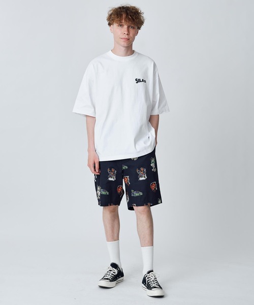 SILAS（サイラス）の「TILT LOGO WIDE S/S TEE（Tシャツ/カットソー・メンズ・ホワイト/ライトブルー/ブラック/ライトグリーン・M/L/XL）」の16枚目の写真