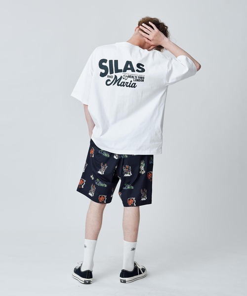 SILAS（サイラス）の「TILT LOGO WIDE S/S TEE（Tシャツ/カットソー・メンズ・ホワイト/ライトブルー/ブラック/ライトグリーン・M/L/XL）」の17枚目の写真