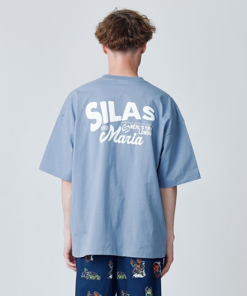 SILAS（サイラス）の「TILT LOGO WIDE S/S TEE（Tシャツ/カットソー・メンズ・ホワイト/ライトブルー/ブラック/ライトグリーン・M/L/XL）」の19枚目の写真