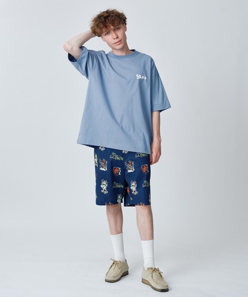 SILAS（サイラス）の「TILT LOGO WIDE S/S TEE（Tシャツ/カットソー・メンズ・ホワイト/ライトブルー/ブラック/ライトグリーン・M/L/XL）」の20枚目の写真