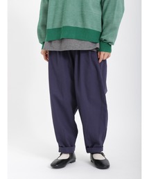 Samansa Mos2 | ツイルタックギャザーパンツ(その他パンツ)