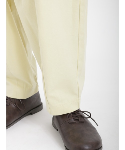 Samansa Mos2（サマンサ モスモス）の「ツイルタックギャザーパンツ（その他パンツ・レディース・ネイビー/ピンク/イエロー/キナリ・ﾌﾘ-）」の10枚目の写真