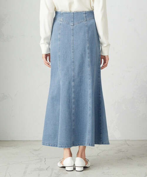 COMME CA ISM(コムサイズム)の「デニムマーメイドスカート(デニムスカート・レディース・ネイビー/ブルー・MEDIUM/LARGE)」の11枚目の写真