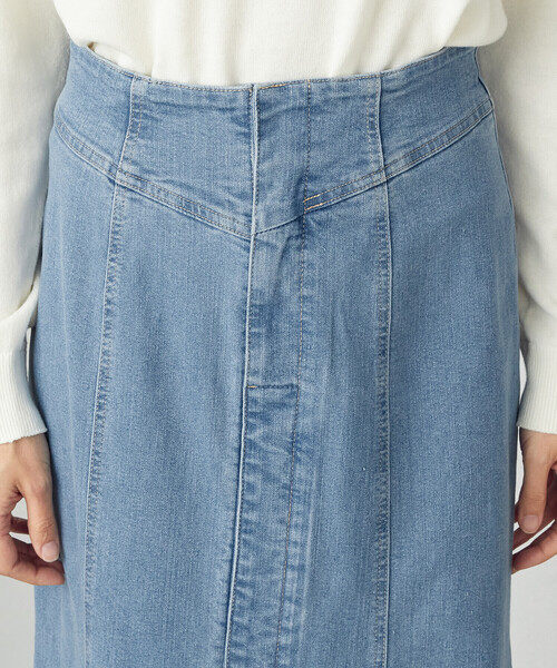 COMME CA ISM(コムサイズム)の「デニムマーメイドスカート(デニムスカート・レディース・ネイビー/ブルー・MEDIUM/LARGE)」の8枚目の写真