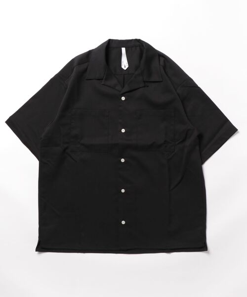 THISIS(ディスイズ)の「メンズライク 両ポケット オープンカラーシャツ レディース(シャツ/ブラウス・レディース・オフホワイト/カーキ/ブラック/モカ/グリーン/ベージュ/サックスブルー・MEDIUM/X-LARGE/LARGE)」の11枚目の写真