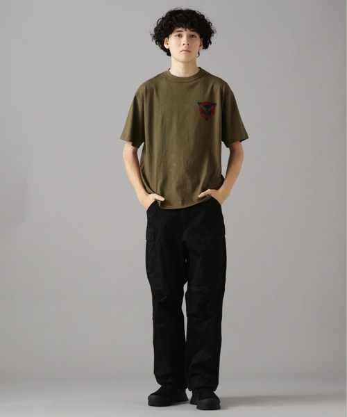 AVIREX（アヴィレックス）の「AVIREX TRAINING T-SHIRT / トレーニング Tシャツ / AVIREX / アヴィレックス（Tシャツ/カットソー・メンズ・ライトブルーグレー/オフホワイト/オリーブ・MEDIUM/LARGE/X-LARGE/XX-LARGE）」の21枚目の写真