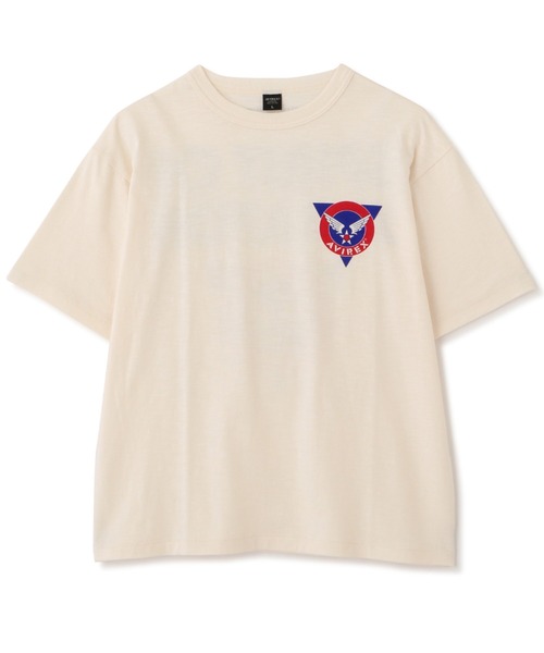 AVIREX（アヴィレックス）の「AVIREX TRAINING T-SHIRT / トレーニング Tシャツ / AVIREX / アヴィレックス（Tシャツ/カットソー・メンズ・ライトブルーグレー/オフホワイト/オリーブ・MEDIUM/LARGE/X-LARGE/XX-LARGE）」の14枚目の写真