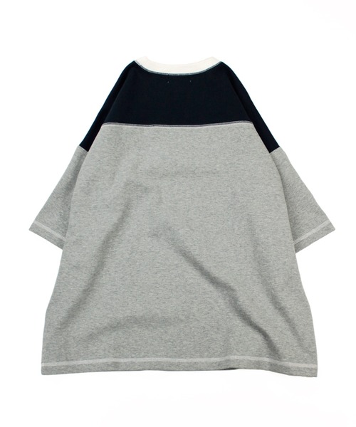 Universal Style Wear(ユニバーサルスタイルウェア)の「Universal Style Wear プレーン フットボール Tee(Tシャツ/カットソー・メンズ・ブラック/ホワイト/杢グレー/オートミール・LARGE/MEDIUM/X-LARGE)」の14枚目の写真