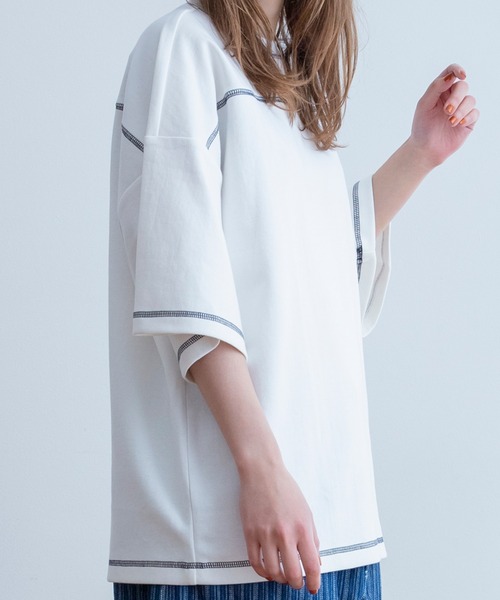 Universal Style Wear(ユニバーサルスタイルウェア)の「Universal Style Wear プレーン フットボール Tee(Tシャツ/カットソー・メンズ・ブラック/ホワイト/杢グレー/オートミール・LARGE/MEDIUM/X-LARGE)」の8枚目の写真