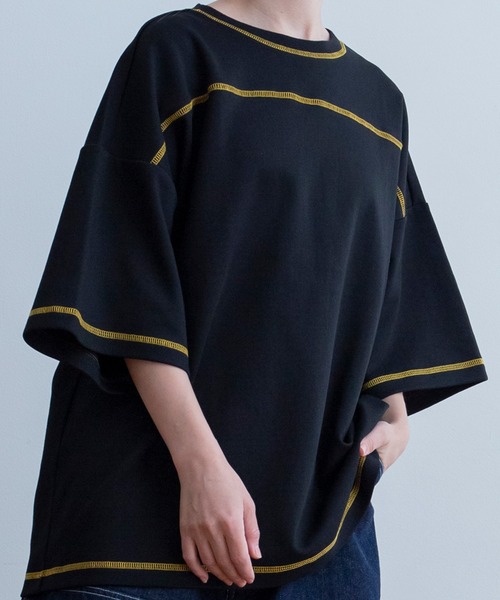 Universal Style Wear(ユニバーサルスタイルウェア)の「Universal Style Wear プレーン フットボール Tee(Tシャツ/カットソー・メンズ・ブラック/ホワイト/杢グレー/オートミール・LARGE/MEDIUM/X-LARGE)」の10枚目の写真