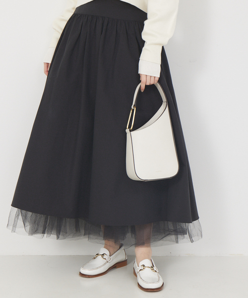 Rouge vif（ルージュヴィフ）の「【ORSETTO/オルセット】 SLOPEハンドバッグ（ハンドバッグ・レディース・アイボリー/グレイッシュベージュ・フリー）」の7枚目の写真