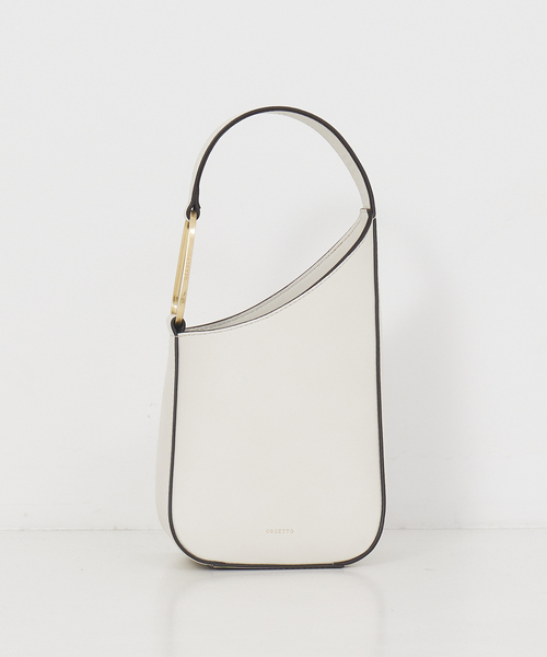 Rouge vif（ルージュヴィフ）の「【ORSETTO/オルセット】 SLOPEハンドバッグ（ハンドバッグ・レディース・アイボリー/グレイッシュベージュ・フリー）」の8枚目の写真