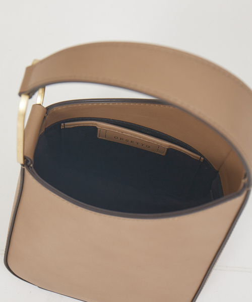 Rouge vif（ルージュヴィフ）の「【ORSETTO/オルセット】 SLOPEハンドバッグ（ハンドバッグ・レディース・アイボリー/グレイッシュベージュ・フリー）」の14枚目の写真