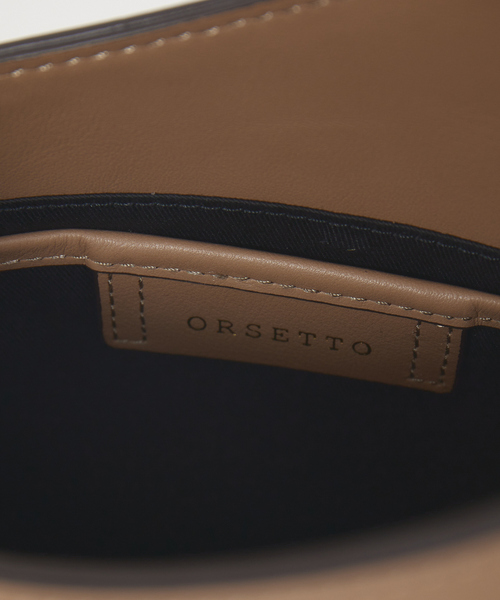 Rouge vif（ルージュヴィフ）の「【ORSETTO/オルセット】 SLOPEハンドバッグ（ハンドバッグ・レディース・アイボリー/グレイッシュベージュ・フリー）」の3枚目の写真