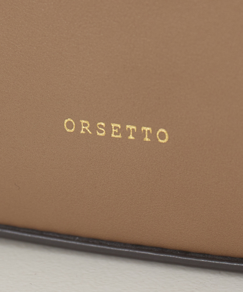 Rouge vif（ルージュヴィフ）の「【ORSETTO/オルセット】 SLOPEハンドバッグ（ハンドバッグ・レディース・アイボリー/グレイッシュベージュ・フリー）」の5枚目の写真