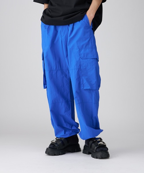 Lui's（ルイス）の「【Neucon  / ニューコン】23SS ポプリンタッチ ナイロンカーゴパンツ（カーゴパンツ・メンズ・ブラック/ブルー/アイボリー・1/2）」の17枚目の写真