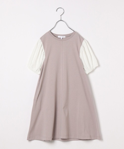 GLOBAL WORK（グローバルワーク）の「DRY／袖布帛ワンピース半袖/187453（ワンピース・キッズ・その他/ベージュ/サックスブルー/ブラック・120cm/130cm/160cm/150cm/110cm/140cm/100cm）」の15枚目の写真