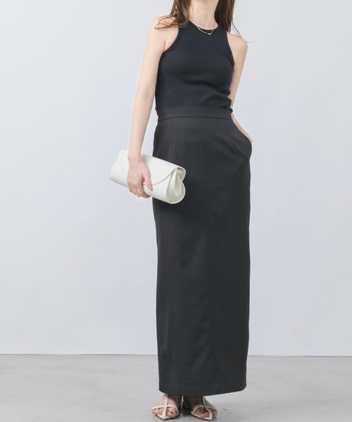 NEUNA（ヌナ）の「【涼し気でヘルシーな装い。】取り外し可能カップ付きアメスリトップス（タンクトップ・レディース・オリーブ/アイボリー/ブラック・FREE）」の13枚目の写真