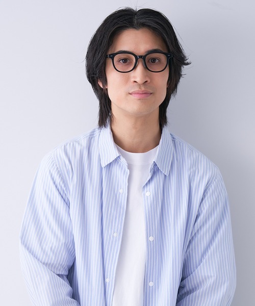 Zoff(ゾフ)の「ウェリントン型 めがね|リムが少し太めのウェリントンフレーム/BASIC(メガネ・レディース・ブラック/ブラウン/ブラウン系その他・FREE)」の7枚目の写真