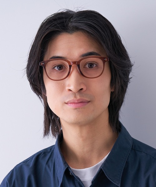 Zoff(ゾフ)の「ウェリントン型 めがね|リムが少し太めのウェリントンフレーム/BASIC(メガネ・レディース・ブラック/ブラウン/ブラウン系その他・FREE)」の11枚目の写真