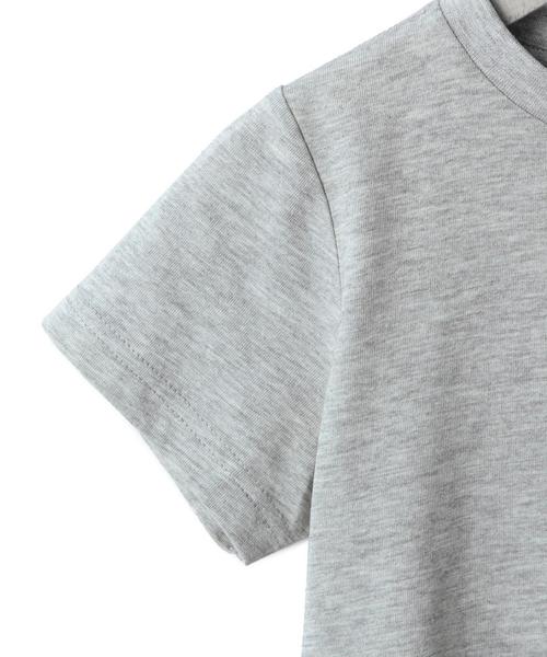 coen（コーエン）の「【coen kids】アニマルプリント杢Ｔシャツ(100～150cm)（Tシャツ/カットソー・キッズ・グレー・110/100/130/140/150/120）」の4枚目の写真