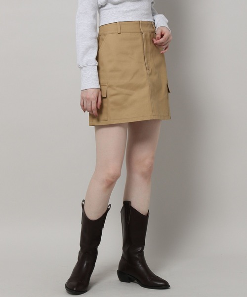 ALAND（エーランド）の「3.3 Field Trip／カーゴミニスカート 2196833（スカート・レディース・ベージュ/グレー・FREE）」の6枚目の写真