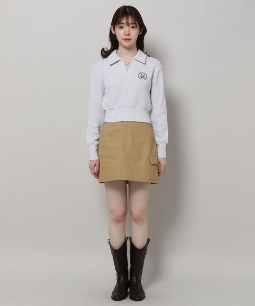ALAND（エーランド）の「3.3 Field Trip／カーゴミニスカート 2196833（スカート・レディース・ベージュ/グレー・FREE）」の8枚目の写真