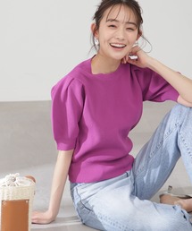 N.（N. Natural Beauty Basic） | ◆タックスリーブスポンディッシュニット(ニット/セーター)