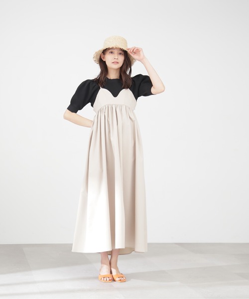 N.（N. Natural Beauty Basic）（エヌエヌナチュラルビューティーベーシック）の「◆タックスリーブスポンディッシュニット（ニット/セーター・レディース・オフホワイト/ブラック/モカ/レモンイエロー/ピンク・MEDIUM）」の11枚目の写真