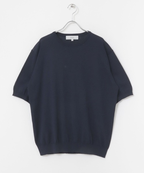 URBAN RESEARCH ROSSO MEN(アーバンリサーチロッソメン)の「『XLサイズあり』Ice summer サマークルーネックニット(ニット/セーター・メンズ・チャコールグレー/ネイビー/グレー系その他・MEDIUM/LARGE/X-LARGE)」の10枚目の写真