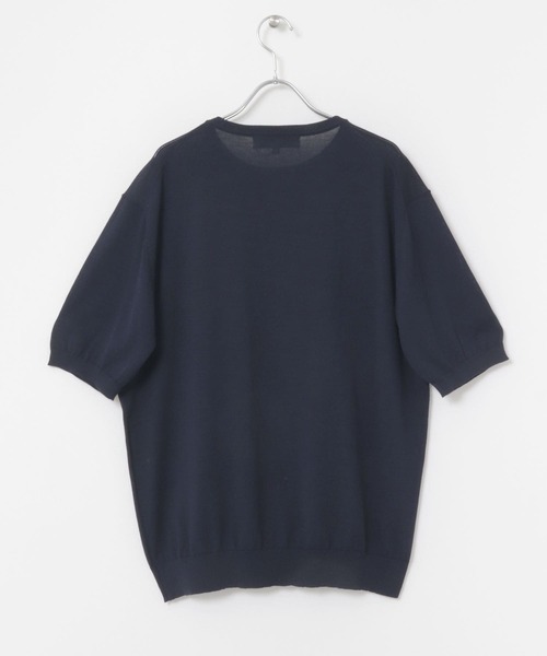 URBAN RESEARCH ROSSO MEN(アーバンリサーチロッソメン)の「『XLサイズあり』Ice summer サマークルーネックニット(ニット/セーター・メンズ・チャコールグレー/ネイビー/グレー系その他・MEDIUM/LARGE/X-LARGE)」の9枚目の写真