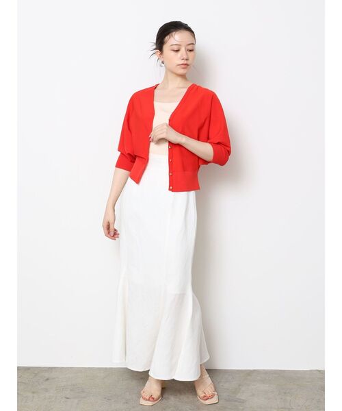 LAGUNAMOON（ラグナムーン）の「スクエアニットタンクトップ（ニット/セーター・レディース・アイボリー/ブルー/ブラック・FREE）」の7枚目の写真