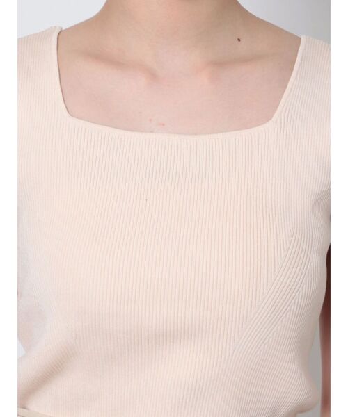 LAGUNAMOON（ラグナムーン）の「スクエアニットタンクトップ（ニット/セーター・レディース・アイボリー/ブルー/ブラック・FREE）」の12枚目の写真