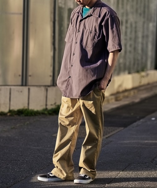 RED KAP(レッドキャップ)の「【RED KAP】4.25ワークシャツ半袖ストライプ RDKP-S0020(シャツ/ブラウス・メンズ・グレー系その他2/グレー系1/ホワイト系1/ネイビー系1/ブルー系その他2/ブルー系その他3/ブルー系その他/ホワイト系その他2・M/XL/L/S)」の20枚目の写真
